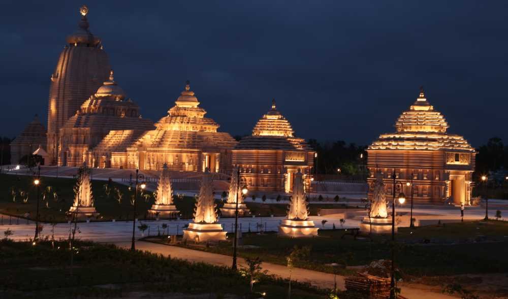 Jagannath temple night